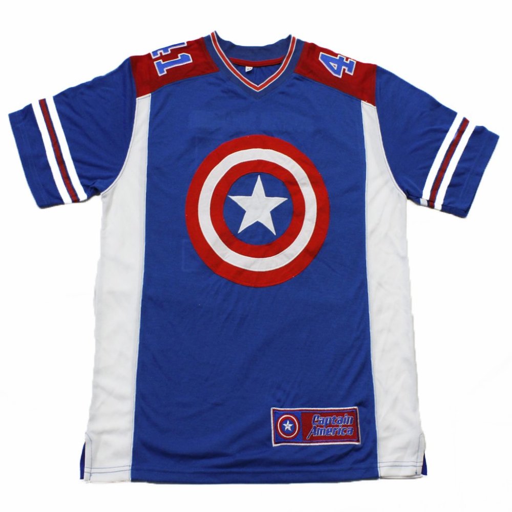 Captain America Super Soldier 41 V-Neck  T-Shirt